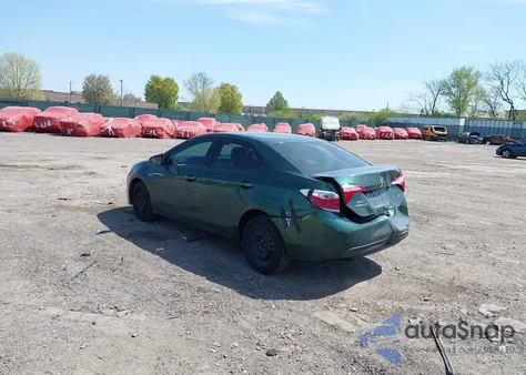 2016 Toyota Corolla Le z USA, uszkodzony, nr VIN 2T1BURHE1GC617473